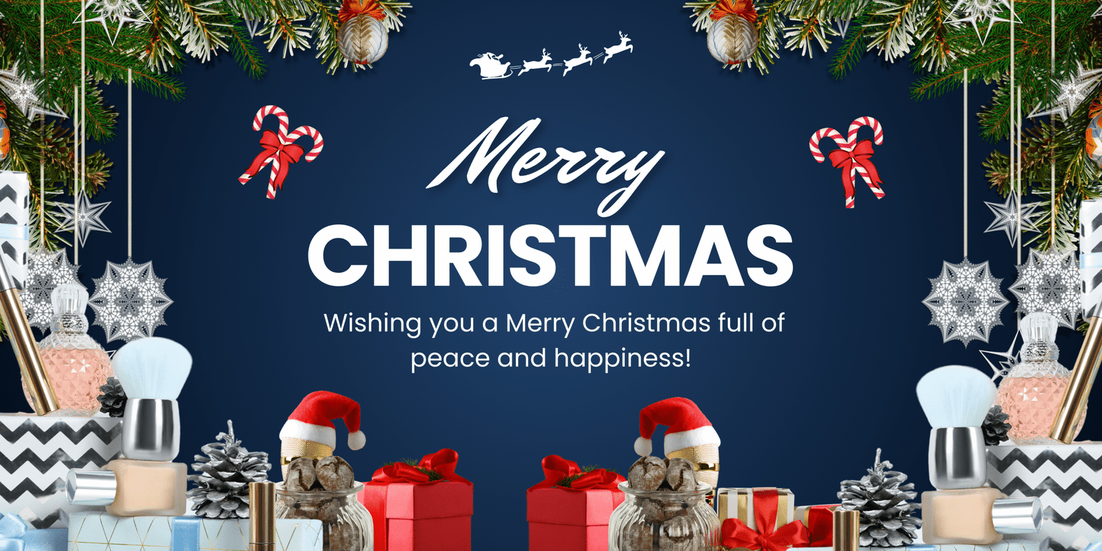 Red and Green Festive Christmas Sale Promotion Banner Landscape (3)